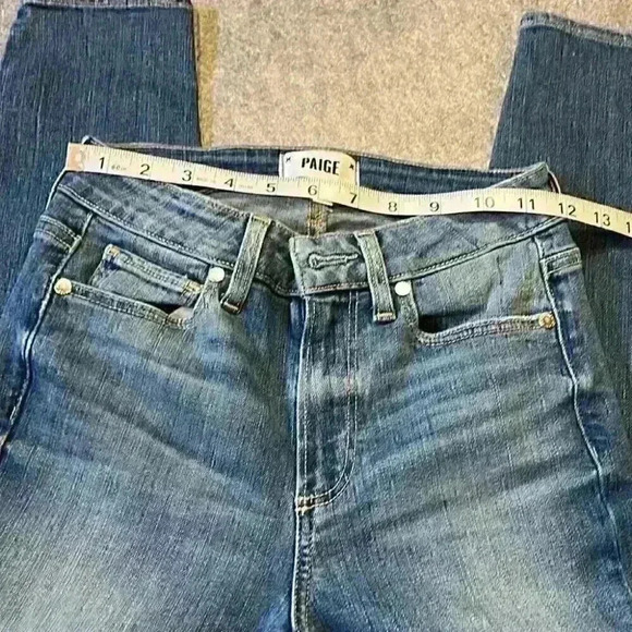 PAIGE Hoxton Crop in Madera, Size 25. - Picture 7 of 12